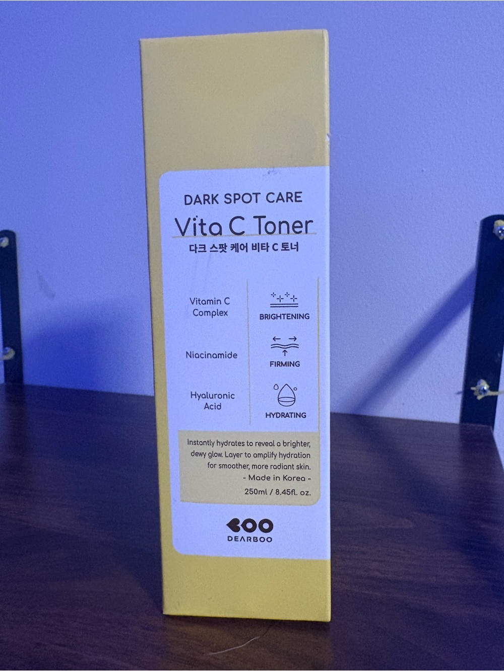 ✨ DEARBOO Vita C Toner 250ml Dark Spot Care Korean Skincare